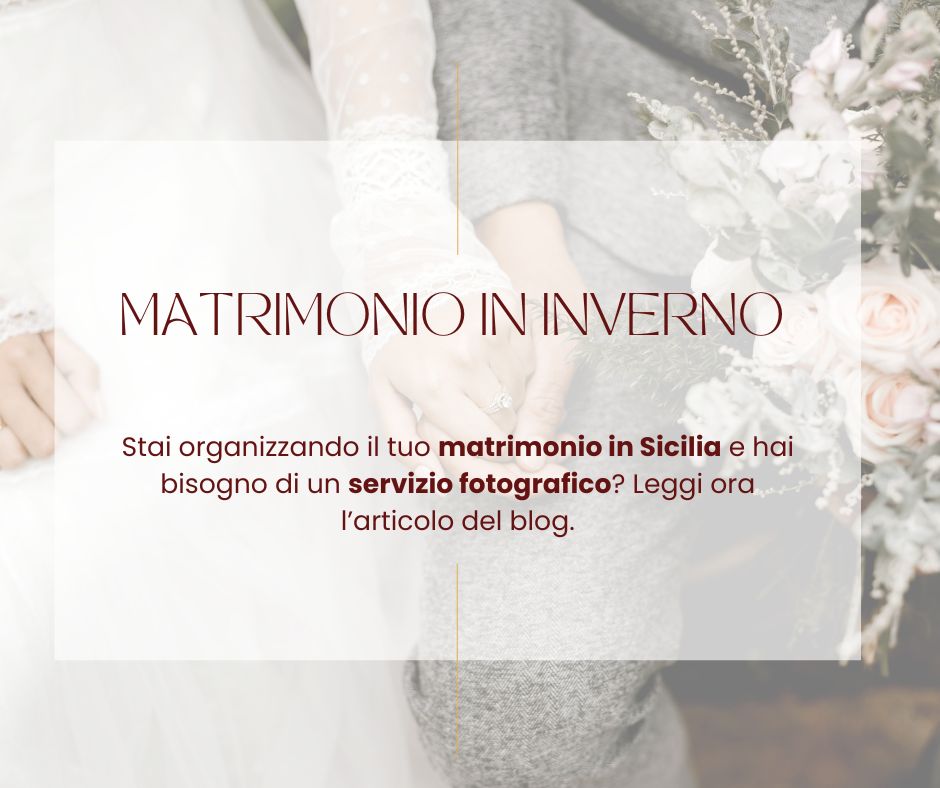 Matrimonio inverno Sicilia